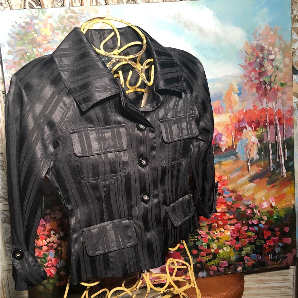 Rampage Black Short Blazier